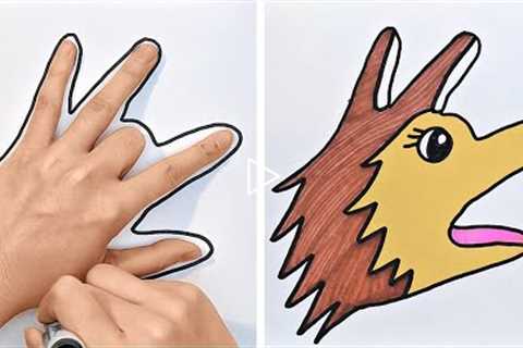 Palm Art Drawing Hacks For Beginners