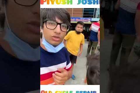 piyush Joshi old cycle repair 🤩☺️ || subscriber ne piyush ro rok liya ||
