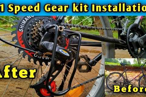 How To Install 21 Speed Gear kit In Normal Cycle  @surya vlogs1530