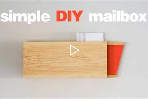 DIY Mailbox  - Simple Woodworking Projects