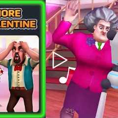 Scary Teacher 3D | miss T No More Mr Valentine Walkthrough (iOS Android)