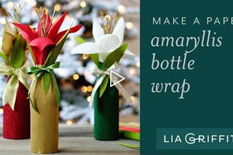 How To Wrap A Bottle of Wine for Christmas