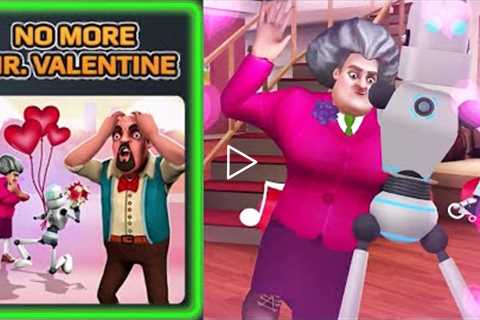 Scary Teacher 3D | miss T No More Mr Valentine Walkthrough (iOS Android)