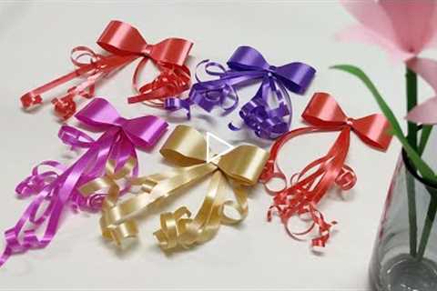 How to make a Curly Ribbon Bow