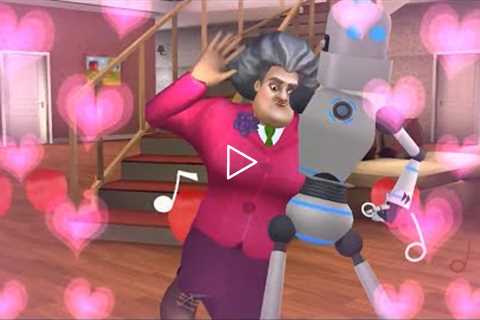 SCARY TEACHER🤖💃NO MORE MR. VALENTINE🤖FİND A WAY TO RUİN MİSS T DANCE#scary #scaryteacher3d..