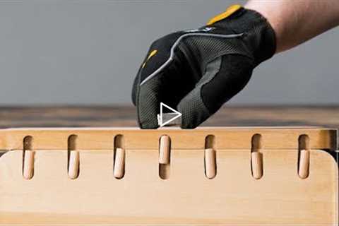 Simple and useful woodworking tips and life hacks for everyone! Wooden connections!