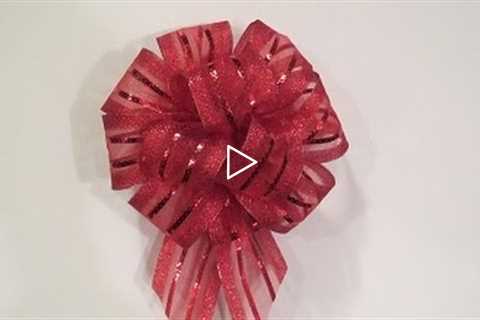 Easiest 1 Minute Gift Bow
