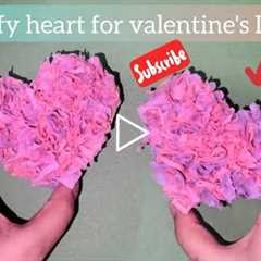 Valentines Day Gift ♥️🔥 || DiY puffy Heart For Valentine's Day || #valentinesday #diyheart #diygift