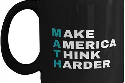Amazon.com: Math, make America think harder novelty Coffee Mug 11oz, black : Home & Kitchen