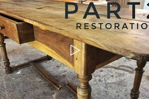 DIY Bog Oak. Table restoration. Part2