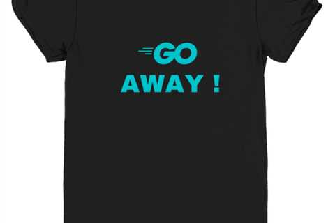 Go away Novelty youthtee, in color black