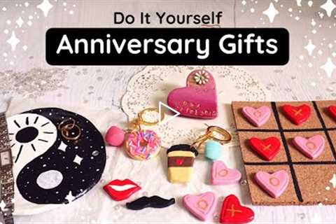 DIY aesthetic anniversary gift ideas using clay