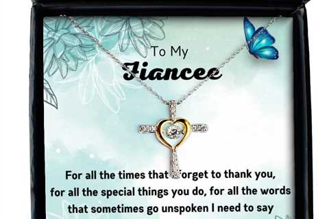 To my Fiancee,  Cross Dancing Necklace. Model 64024