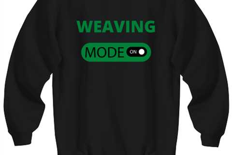 WEAVING, black Sweatshirt. Model 64027