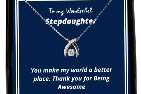 To my Stepdaughter,  Wishbone Dancing Necklace. Model 64035
