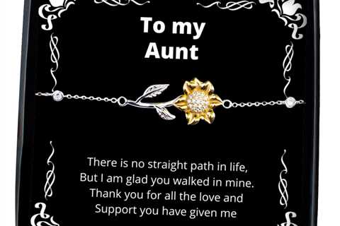 To my Aunt, No straight path in life - Sunflower Bracelet. Model 64042
