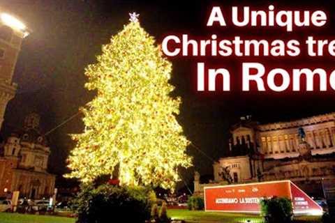 Rome Italy - These Christmas Trees in Rome are Special and Different