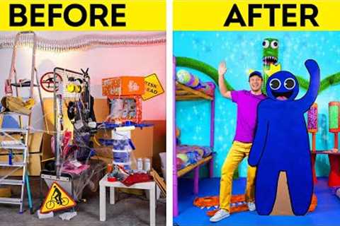 FANTASTIC ROOM TRANSFORMATION 🌈😻 Room Makeover Ideas For Parents