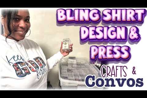 Crafts & Convos | Making a Bling Design in Silhouette Studio and Cutting with Cricut Explore 3