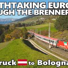 Through the STUNNING Brenner Pass, from Austria to Italy / ÖBB EuroCity First Class Review