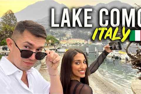 MY FIRST TIME in Lake Como, Italy (5 days to get here) 🇮🇹
