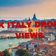 8K UHD  ITALY  CITY AND LANDSCAPE DRONE VIEWS