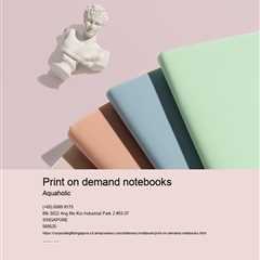 print on demand notebooks