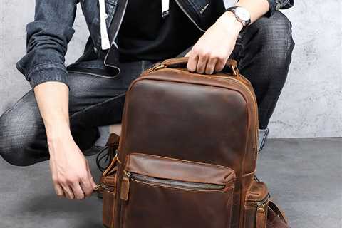 How to clean a leather backpack