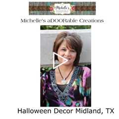 Halloween Decor Midland, TX - Michelle's aDOORable Creations
