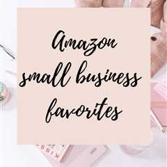 Check out these amazon favortes of mine for your small business