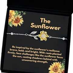 To my Mom,  Sunflower Bracelet