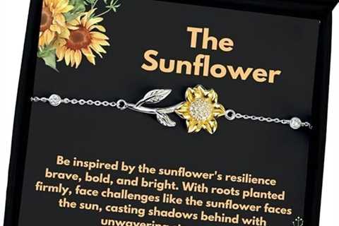 To my Mom,  Sunflower Bracelet